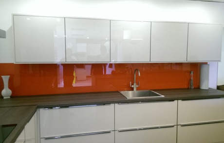 Orange Glass Slash Back