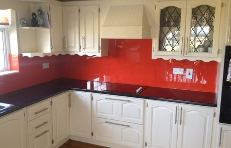 Red Kitchen Glass