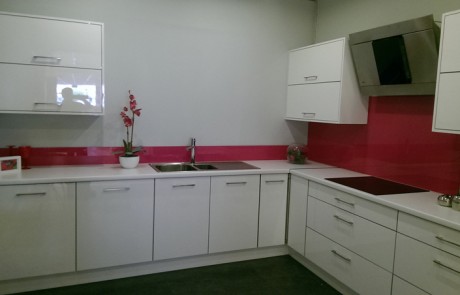 Stunning Pink Splashback