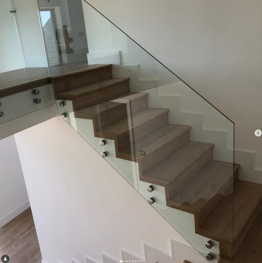 Bolt On Glass Stair Guarding