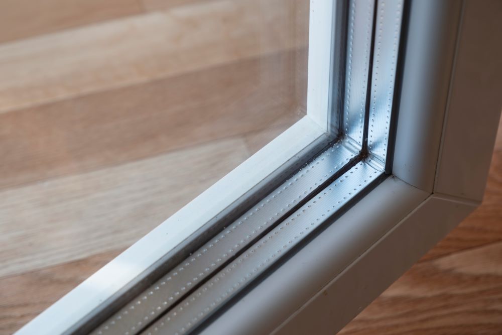Close-Up Of A High-Quality Double Glazed Window Replacement And Seal, Performed By Northside Glass Ltd. In Cork, Ireland.