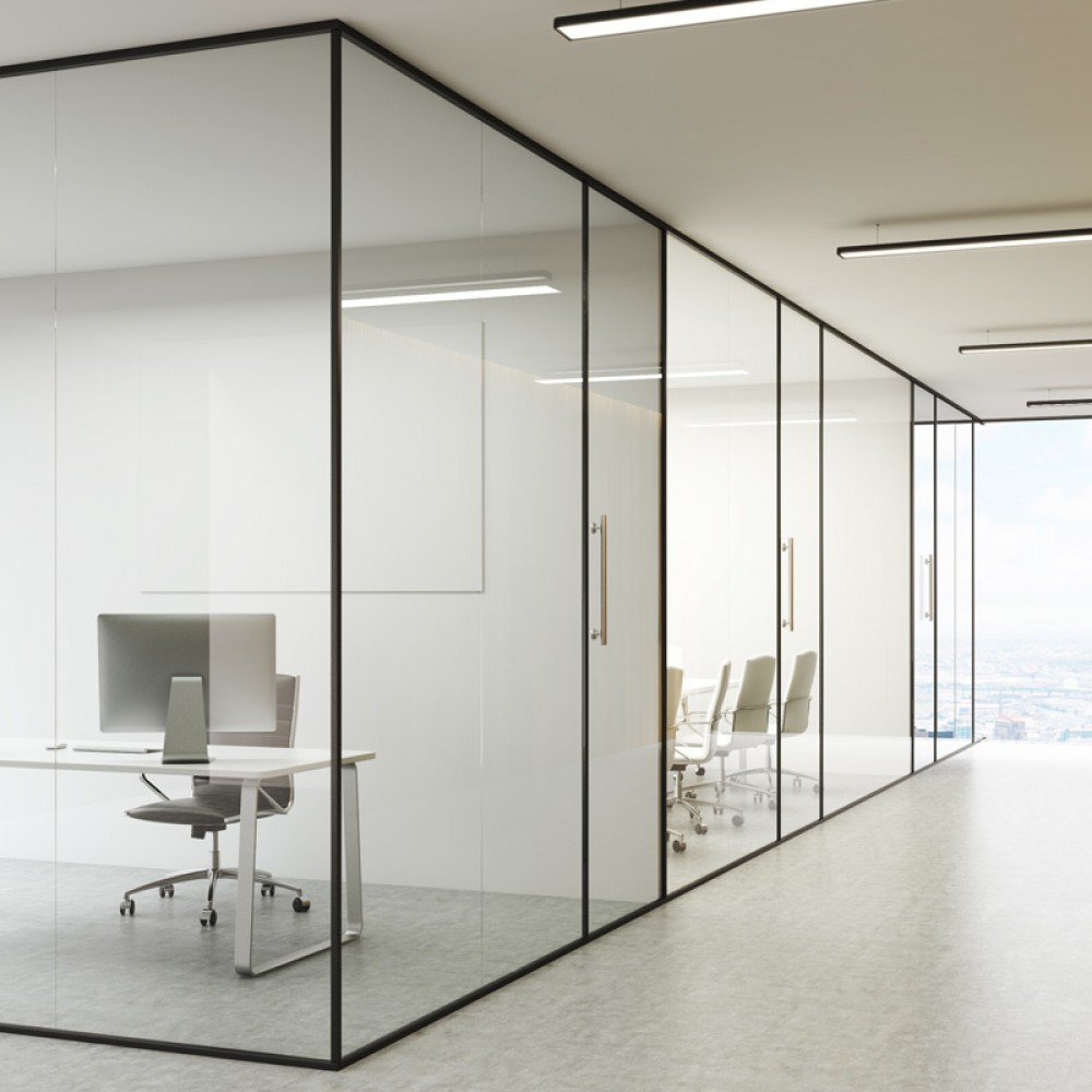 Nsg Glass Office Partitions 2 Single Glazed Partition Systems 01