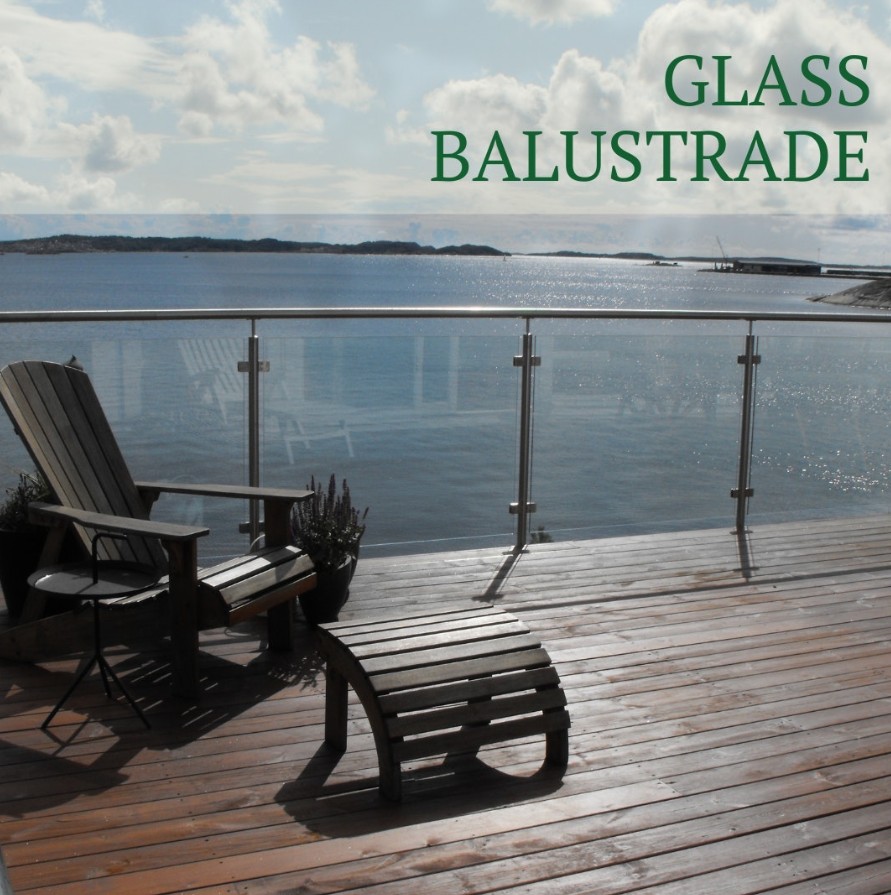 External Glass Barriers 10 Steel Posts And Glass Infil Panels On The Coast 005