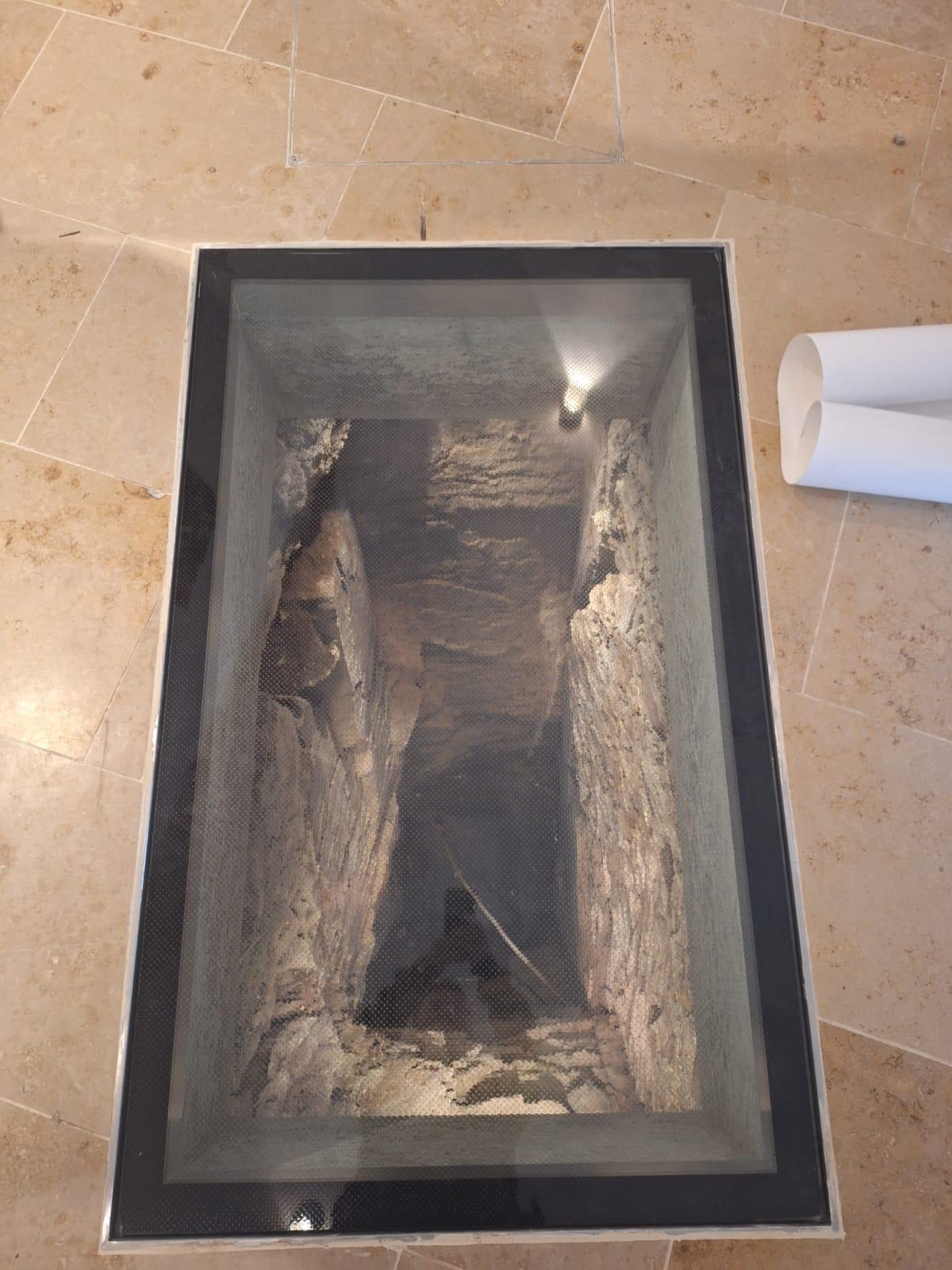 Nsg Walk On Glass Panels 5 Walk On Glass Floor Panel Incorporating A Light Well 001 1