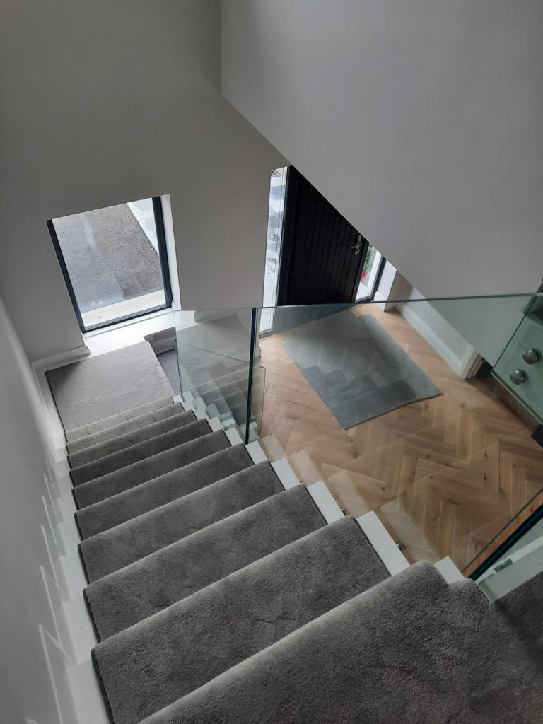 Balustrade Stair Glass 002
