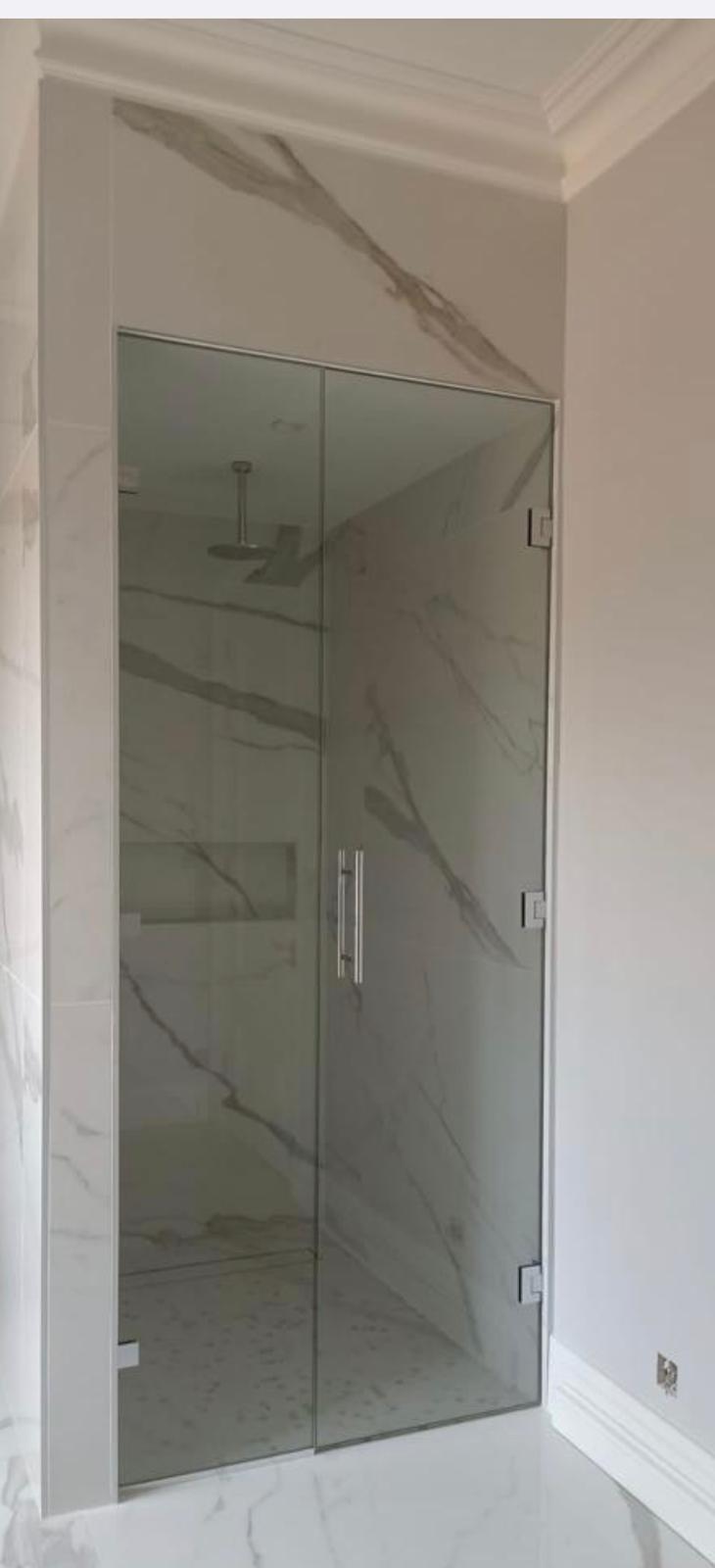 Shower Door Chrome Hinges