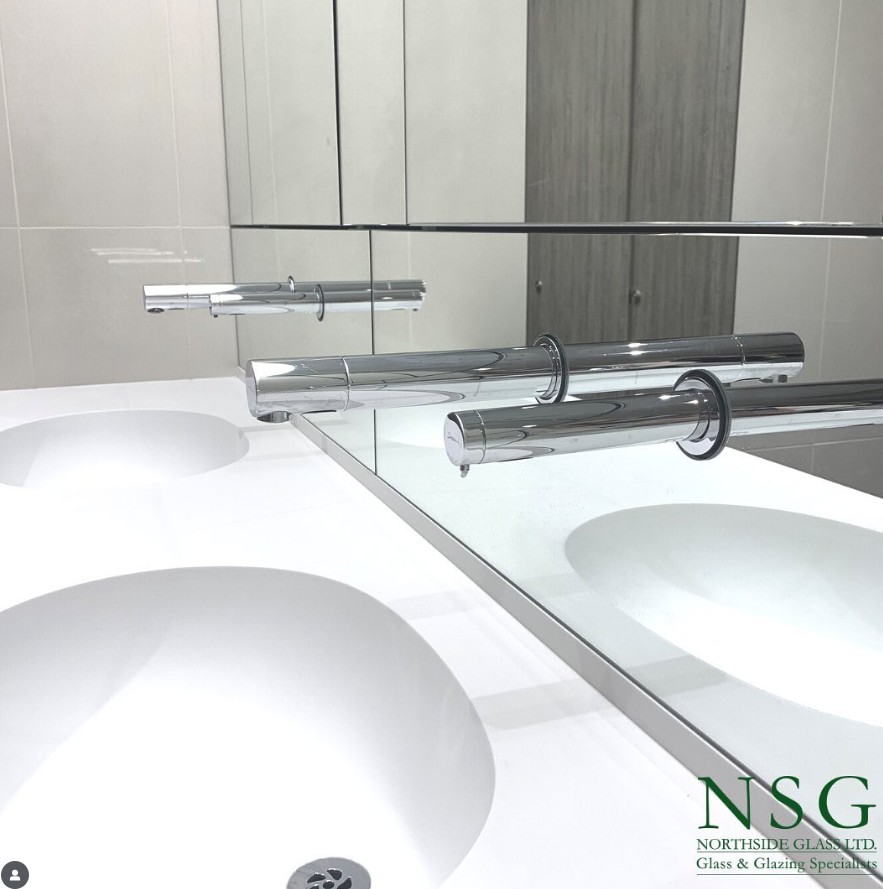 Nsg Commercial Mirror Fit-Outs 1 Silver Mirror Cladding In Bathroom 004