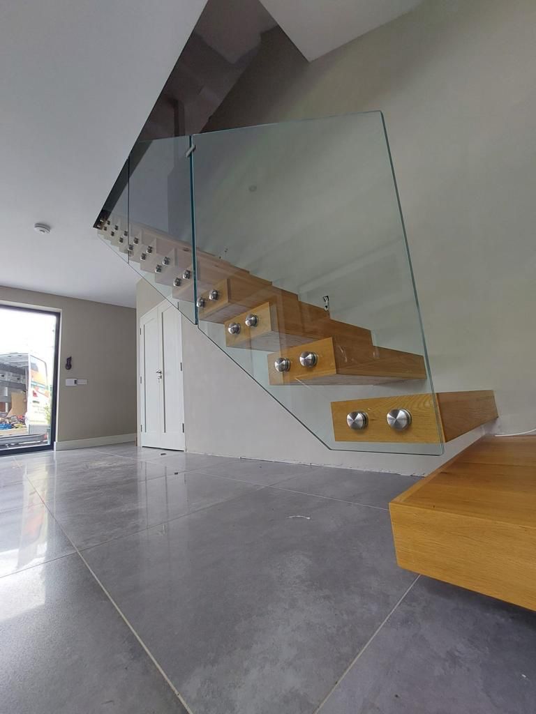 Stair Glass Panels 004