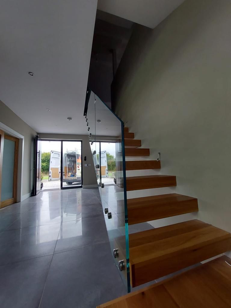 Stair Glass Panels Oo3