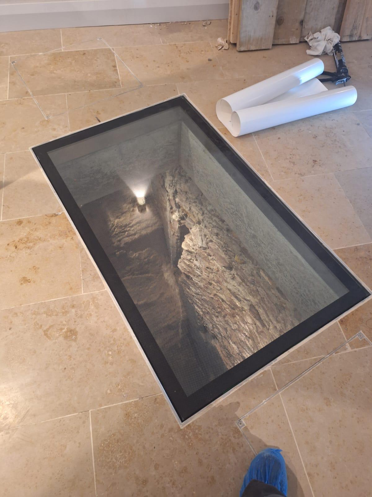 Nsg Walk On Glass Panels 6 Walk On Glass Floor Light Up Tunnel 006