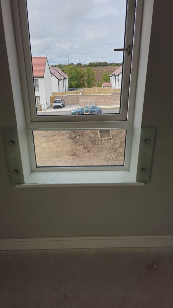 Bolted Window Guard On New Build House Bolted Window Guard On New Build House